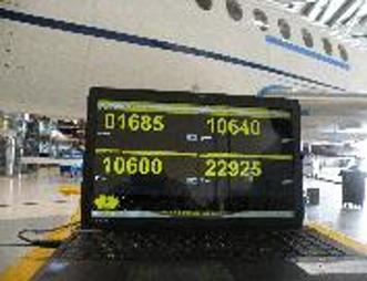 Computer aircraft scales, aircraft scale computer read out, aircraft scales, airplane scales, helicoter scales